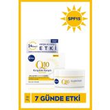 NIVEA Q10 Power Kırışık Karşıtı Gündüz Bakım Kremi 50 Ml, Spf15 Güneş Koruması, Sıkılaştırıcı, Keratin