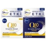Nivea Q10 Power Kırışıklık Karşıtı Gündüz Bakım Kremi SPF15 50 ml + Q10 Power Gece Bakım Kremi 50 ml