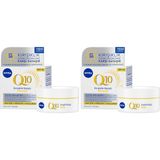 NIVEA Q10 Power Kırışıklık Karşıtı Gündüz Yüz Kremi SPF30 50 ml,Yaşlanma Karşıtı,Sıkılaştırıcı,Nemlendirici,Kreatin,Hyaluronik Asit (2 paketi)