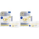 NIVEA Q10 Power Kırışıklık Karşıtı Gündüz Yüz Kremi SPF30 50 ml,Yaşlanma Karşıtı,Sıkılaştırıcı,Nemlendirici,Kreatin,Hyaluronik Asit (2 paketi)
