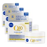 NIVEA Q10 Power Kırışıklık Karşıtı Gündüz Yüz Kremi SPF30 50 ml,Yaşlanma Karşıtı,Sıkılaştırıcı,Nemlendirici,Kreatin,Hyaluronik Asit (3 paketi)