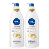 NIVEA Q10 Sıkılaştırıcı Nemlendirici Vücut Losyonu 400ml, C Vitamini, Esnek Cilt, Vücut Bakım, Kolajen, X2 Adet