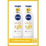 Nivea Q10 Sikilastirici Ve C Vitaminli Vucut Losyonu 250 Ml, 48 Saat Nemlendirici, X2 Adet