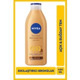 NIVEA Q10 Sıkılaştırıcı Ve Kademeli Bronzlaştırıcı Vücut Losyonu 400ml, 7 Günde Sıkılaş, Açık Buğday Ten