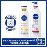 Nivea Q10 Sıkılaştırıcı ve Repair Care Nemlendirici Vücut Losyonu 250ML ve 400ML Kuru Cilt İçin