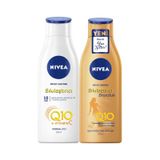 Nivea Q10 Sıkılaştırıcı Vücut Losyonu 250 ML + Sıkılaştırıcı Bronzluk 200 ML