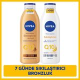 Nivea Q10 Sıkılaştırıcı Vücut Losyonu 250 ml ve Bronzluk 200 ml 7 Günde Sıkılaşma Etkisi