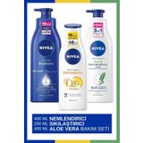Nivea Q10 Sıkılaştırıcı Vücut Losyonu 250ML & Vücut Sütü Besleyici 400ML & Aloe Vera Vücut Losyonu 400ML