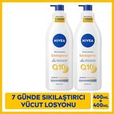 Nivea Q10 Sıkılaştırıcı Vücut Losyonu 400ml, C Vitamini, Nemlendirici, Kolajen Tetikleyici, X2Adet