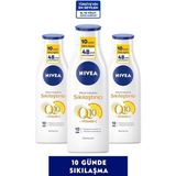Nivea Q10 Vücut Losyonu 250 ml X3 Sıkılaştırıcı Etkili Hızla Emilen Formül ile 48 Saat Nemlendirme