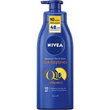 Nıvea Sıkılaştırıcı Vücut Sütü Q10 + C Vitamini (400 Ml), 48 Saat Vücut Nemlendirme, 10 Günde Sıkıl