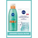 NIVEA Sivilce Karşıtı Arındırıcı Tonik Derma Skin Clear 200ml Ve Siyah Nokta Temizleyici Burun Bandı Set