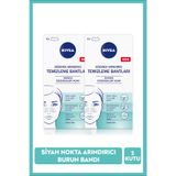 NIVEA Siyah Nokta Temizleyici Burun T-Bant, Gözenek Arındırıcı, Derinlemesine Temizlik, Limon Özü, X2Adet