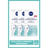 Nıvea Siyah Nokta Temizleyici Burun T-Bant, Gözenek Arındırıcı, Gözenek Açıcı, Limon Özü, X3 Paket 4 Adet