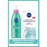 NIVEA Siyah Nokta Temizleyici Burun T-bant Ve Derma Skin Clear Sivilce Karşıtı Yüz Temizleme Jeli 150ml