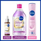 Nivea Skin Glow Aydınlatıcı Serum 30ML, Micellar Makyaj Temizleme Suyu 400ML ve Sprey Deodorant