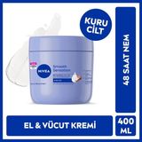 Nivea Smooth Sensation El ve Vücut 400 ml Bakım Kremi