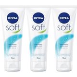 Nivea Soft 3x75 ml Nemlendirici Bakım Kremi