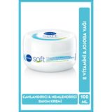Nivea Soft Krem 100 ml, Ne mlendirici Bakım Kremi, Yüz, Vücut, El, Jojoba Yağı Ve E Vitamini, Tüm Cilt Tip