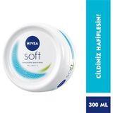 Nıvea Soft Nemlendirici Bakım Kremi 300Ml, Jojoba Yağı, Hızlı Emilir, Yağlı His Bırakmaz, El Yüz Vücut