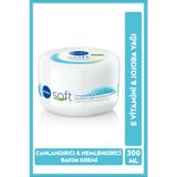 NIVEA Soft Nemlendirici El ve Vücut Bakım Kremi, 300ml, Jojoba Yağı ve E Vitamini
