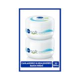 Nivea Soft Nemlendirici El Yüz ve Vücut Bakım Kremi Jojoba Yağı E Vitamini Pürüzsüz Cilt 2 x 300 ML