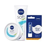 Nivea Soft Nemlendirici El Yüz Vücut Kremi 75ML+200ML Hacim Özellikleriyle Cildinizi Besler