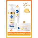 NIVEA SPF15 Q10 Energy Gündüz Kremi 50ml, Luminous630 Thiamidol Etkili Leke Karşıtı Serum 30ml ve Göz Krem