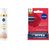 NIVEA SPF30 Luminous630 Leke Karşıtı CC Krem 40ml, Orta Ton, Kırmızı Renk Dudak Bakım Kremi