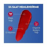 Nivea SPF30 Nemlendirici Dudak Bakım Kremi 4.8 gr Mercan Rose Kırmızı Renkli 24 Saat Nemlendirme - standart