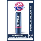 Nivea Spf30 Pembe Renkli Güneş Koruyucu 4.8 gr Dudak Bakım Kremi