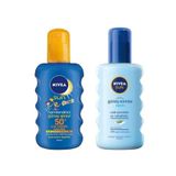 Nivea Spf50 200 ml Sun Kids Nemlendirici Güneş Spreyi+ 200 ml + Sun Güneş Sonrası 24 Saat Nem Sprey