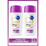 Nivea SPF50+ Güneş Koruyucu LUMINOUS630 Skin Glow Aydınlatıcı Yüz Kremi 40ML, Nemlendirici, X2 Adet