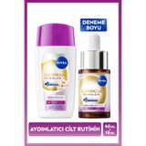 Nivea SPF50+ Güneş Koruyucu LUMINOUS630 Skin Glow Aydınlatıcı Yüz Kremi 40ML ve Serum 15ML, Cam Cilt