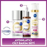 Nivea SPF50 LUMINOUS630 Leke Karşıtı Gündüz Yüz Kremi 40 ML,Skın Glow Serum 30 ML ve Tonik 100 ML