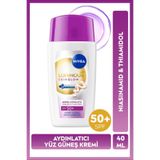 NIVEA SPF50 Luminous630 Skin Glow Aydınlatıcı Yüz Güneş Kremi 40ml, Nemlendirici, Eşit Cilt Tonu, Niasinamid, Thiamidol