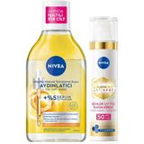 Nıvea Spf50 Luminous630 Thiamidol Leke Karşıtı Güneş Koruyucu Krem 40Ml Ve Micellar Makyaj Temizleme Suyu 400Ml, C Vitamini, Güneş Lekesi Kar�