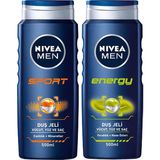 Nivea Sport Duş Jeli 500 ml + Energy Duş Jeli 500 ml