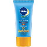 Nivea Sun 50 ml Spf50+ Koruma ve Bronzluk Yüz Güneş Kremi