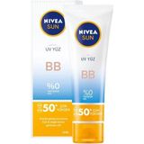 Nivea Sun BB Krem 50 ml SPF 50+ Hassas Ciltler İçin Yapışkan His Bırakmayan Koruma