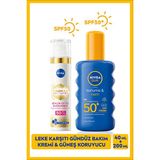 Nivea SUN Güneş Koruyucu Vücut Spreyi 200ml ve Luminous630 Thiamidol Etkilİ Leke Karşıtı Gündüz Kremi 40ml
