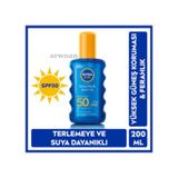 NIVEA Sun Koruma & Ferahlık Güneş Kremi SPF50 200 ML