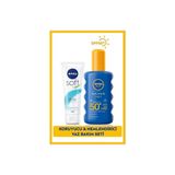 Nivea Sun SPF50+ Koruma 48 Saat Nemlendirme 200 ml Sprey Güneş Kremi+75 ml Soft El Kremi