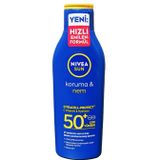 Nivea Sun SPF50 Koruma ve Nemlendirici 200 ml Güneş Koruyucu Losyon