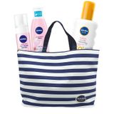 NIVEA Sun SPF50+Hassas Koruma & Nemlendirici Güneş Spreyi 200ml ve NIVEA Yüz Yıkama Köpüğü Yatıştırıcı ve NIVEA Yatıştırıcı Tonik 200ml - Plaj Çantası Hediye