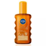 Nıvea Sun Spf6 Suya Dayanıklı Bronzlaştırıcı Güneş Yağ Spreyi 200 Ml (3'Li Paket)