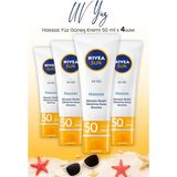 Nivea Sun Uv Yüz Bb Krem SPF50+ 50 ml x 4 Adet