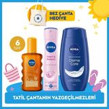 Nivea Tatil Çantanın Vazgeçilmezleri, Bronzlaştırıcı Güneş Yağı, Sprey Deodorant, Duş Jeli, Çanta Hediye