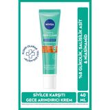Nivea Visage Derma Skin Clear Exfoliator 40 ml Yağlı ve Sivilceye Eğilimli Ciltler Gece Arındırıcı Krem