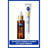NIVEA Wrinkle-Prone Skin Repair Serum 30ml, Q10 Anti-Aging Serum 15ml Demb.683